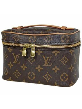 Louis Vuitton Nice Mini Makeup Cosmetic Pouch Monogram Brown